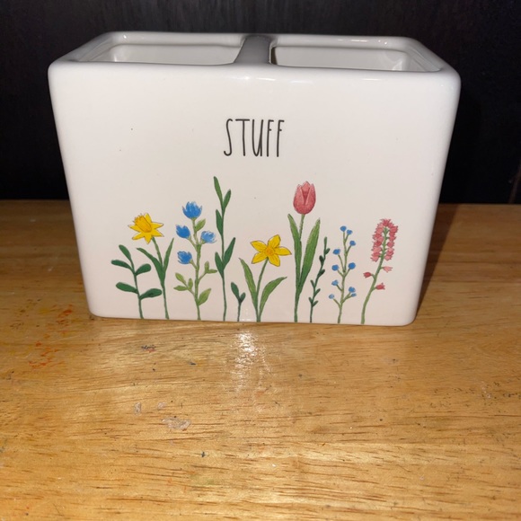 NWT Rae Dunn 6pc Wild Flower Bath Accessory Set - Picture 7 of 11